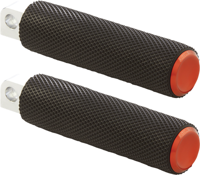 Arlen Ness Knurled Footpegs Orange 07-902