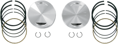 S & S Cycle Forged Piston Sets For S&S Engines +.010'' Bore:4'', 96" E