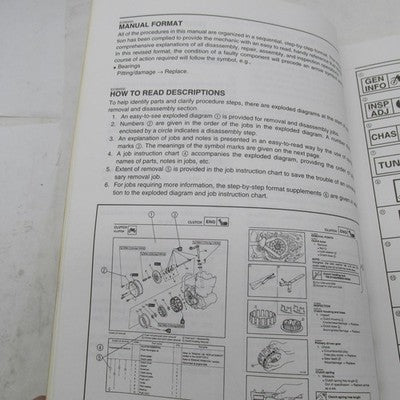 Yamaha YZ426F Owner's Service Manual 1999 LIT-11626-13-40