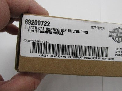 Harley Genuine OEM NOS 14-16 Touring Electrical Connection Update Kit