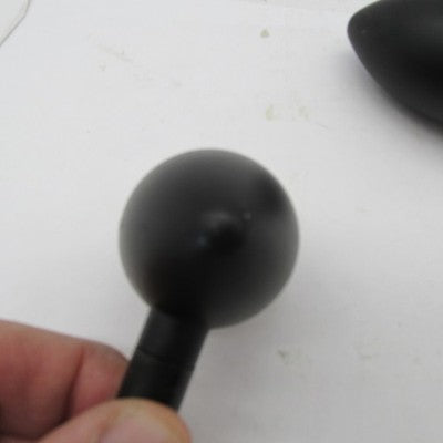 Pair of Black Bullet Aftermarket Turn Signals Amber Indicator Lights