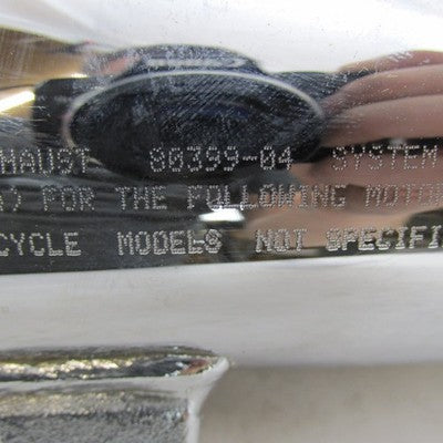 Harley OEM XL 833 1200 Front Slip On Slash Cut Muffler Single 2004-201