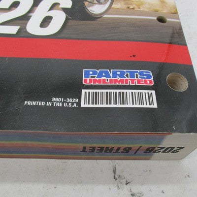 Parts Unlimited 2026 Street Parts Catalog Official Manual 9901-3629