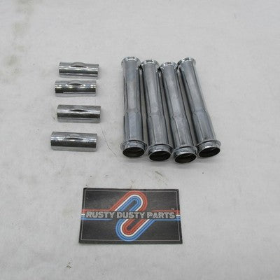 Set of 4 Twincam Harley Davidson Pushrod Tubes + Clips 17939-99 17634