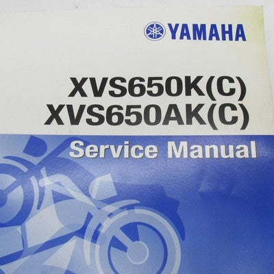 Yamaha OEM XVS650K(C) XVS650AK(C) Service Manual LIT-11616-11-16 LIT-1