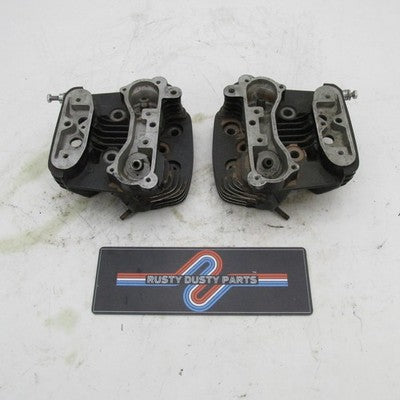 Set of Harley OEM 84-91 Big Twin EVO Engine Cylinder Heads 16721-84A 1