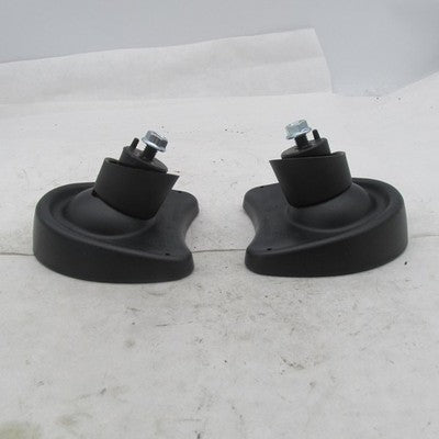 Pair of Harley Davidson OEM 14-25 Touring Batwing Fairing Mirrors Blac