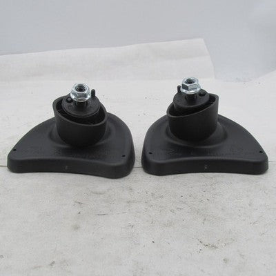 Pair of Harley Davidson OEM 14-25 Touring Batwing Fairing Mirrors Blac