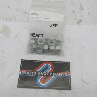 Lot of 16 Harley-Davidson OEM NOS 3/8"-24 Hex Nuts 7800W