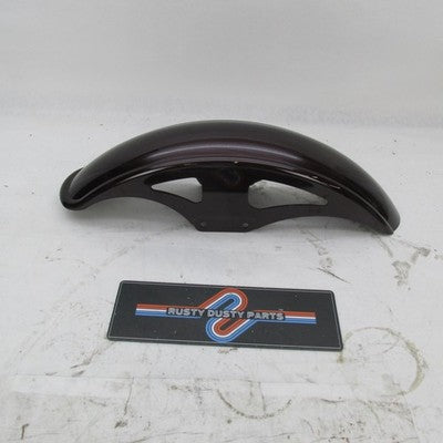 Harley FXR XL Throwback Sport 39mm Front End Fender Black Cherry ABS P