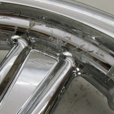 Alcoa Harley Detonator 3-Spoke Chrome Rear Wheel 16"x3" 1" Axle Softai