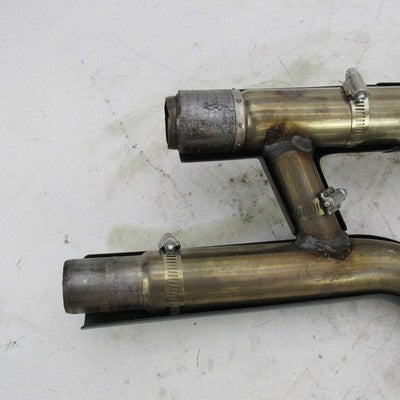 Harley OEM Stock 18-24 Softail M8 Exhaust Header w/ Black Heat Shields