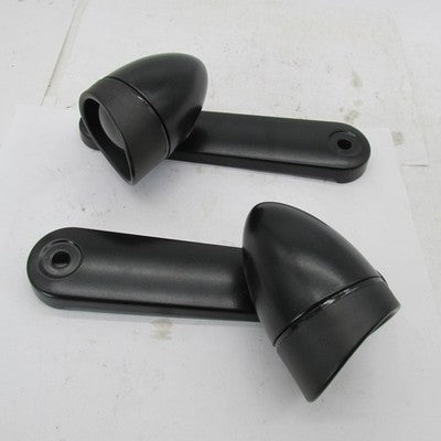 Pair of Harley Davidson OEM BLK Bullet Style Rear Turn Signals 6800003