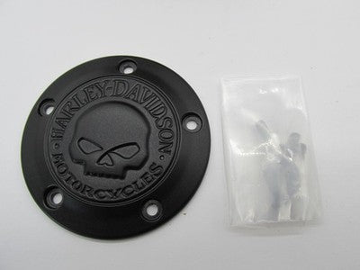 Harley-Davidson Genuine NOS Willie G Skull Timer Cover, Black 25600087