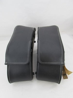 Indian OEM Genuine Soft Leather Saddlebags Pair Assembly, Black 287991