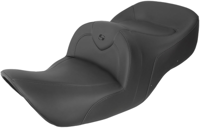 Saddlemen RoadSofa Seat - Without Backrest Black W/Black Stitching H01