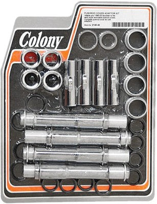 Colony Pushrod Tube Cover Conversion Kit 2140-40