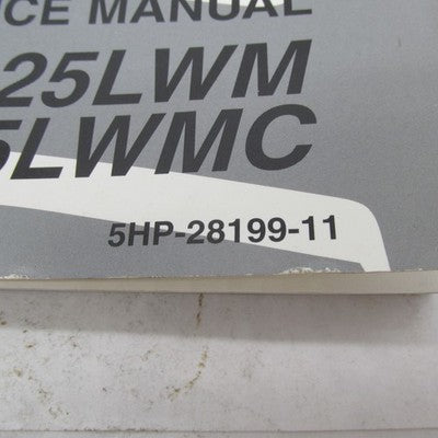 Yamaha OEM 2000 Service Manual TT-R125LWM TT-RLWMC LIT-11626-13-51 5HP