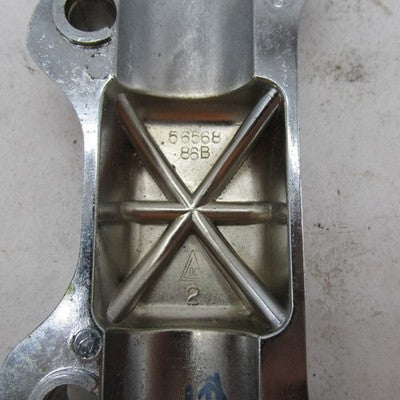 Harley Davidson Genuine Chrome Bar Shield Logo Handlebar Riser Clamp 5