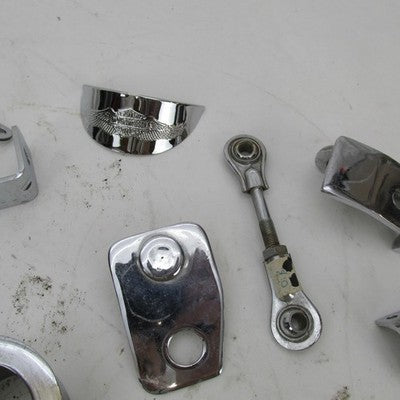 Huge Mixed Lot Harley Davidson & Aftermarket Chrome Hardware Bracket M