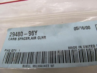 Buell Harley Davidson Genuine NOS Air Cleaner Carb Carburetor Spacer 2