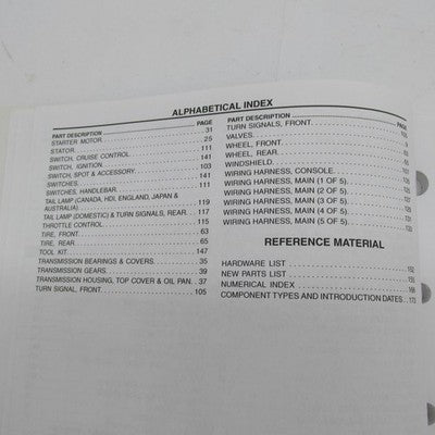 Harley Davidson Genuine 2013 FLHRSE5 Model Parts Catalog Manual 99433-