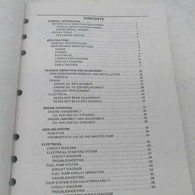 Yamaha FZR600W-L 89-99 OEM Service Manual LIT-11616-FZ-00 3HH-28197-13