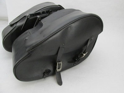 Pair of Harley-Davidson Genuine Teardrop Leather Saddlebags 79056-01 7
