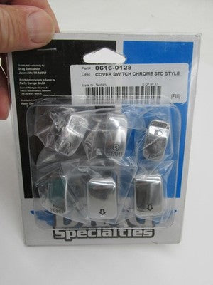 Drag Specialties Harley Davidson NOS Chrome Switch Button Cover Set 06