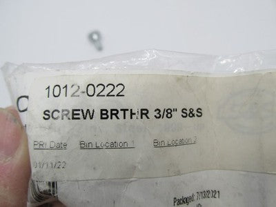 S&S Cycle NOS Air Vent Breather Screw 3/8" 1012-0222 17-0345
