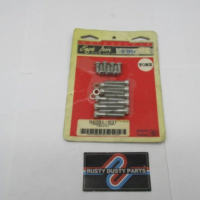 Eagle Iron NOS Chrome Torx Primary Bolt Kit 1988-93 FXR FLH FLT 94281-