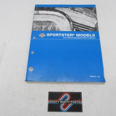 Harley Davidson Genuine Sportster Models Parts Catalog Official 99451-