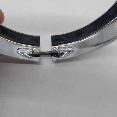 4.5 Harley Davidson Genuine Auxiliary Light Lamp Chrome Trim Ring 6872