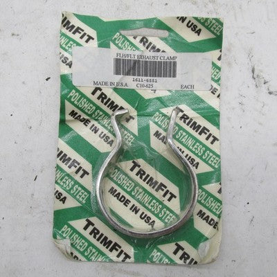 TrimFit NOS Harley Davidson FLH/FLT Exhaust Clamp Polished Stainless 1