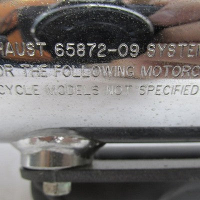 Harley Davidson OEM 12-17 Softail Shotgun Exhaust System w/ Mufflers 6