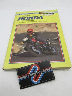 Clymer Honda 1983-1984 VT500 Service Repair Manual Book