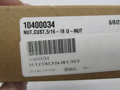 Lot of 2 Harley Davidson Genuine NOS Nut 5/16-18 U-Nut 10400034