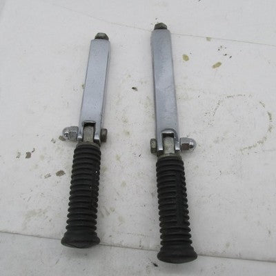 Pair of Harley OEM Rubber Highway Peg Kit w/ Extensions Sportster XL 4