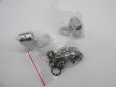 Drag Specialties NOS Big Twin Front Turn Signal Mount Kit, Chrome 2401