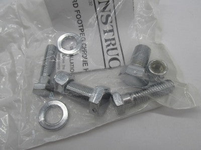 Harley Davidson Genuine NOS Chrome Highway Peg Hardware 94140-02