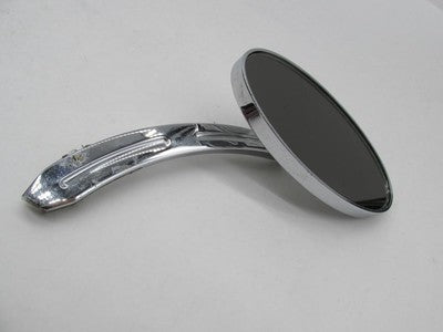 Pro One Harley Davidson Chrome Slotted Oval Right Side Side Mirror
