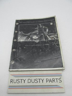 Harley-Davidson  Official Factory 2001 FLT Models Parts Catalog 99456-01