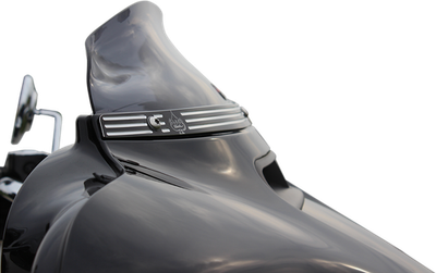 Klock Werks Flare Windshield Dark Smoke 4in KW05-01-0405