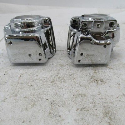 Harley Davidson Genuine NOS Complete Set Chrome Switch Housing Covers