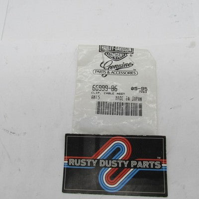 Lot of 9 Harley-Davidson Genuine OEM NOS Cable Assembly Clips 66999-86