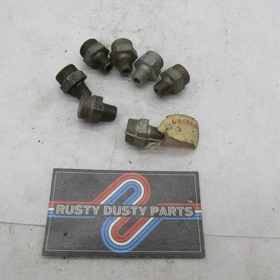Lot of 7 Harley Davidson Oil Filter Line Connector Fitting 63525-50