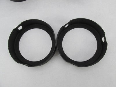 Harley Davidson Genuine NOS Black Defiance Muffler 4.5" End Caps 65100