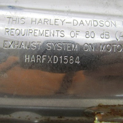 Harley Davidson OEM Chrome Exhaust Muffler Slip-Ons DYNA 64941-07