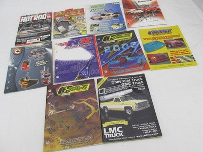 Mixed Lot of 10 Hot Rod Chevy Auto Enthusiast Magazines and Catalogs