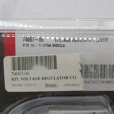 Harley-Davidson OEM NOS 06-11 Dyna Chrome Voltage Regulator Cover Kit